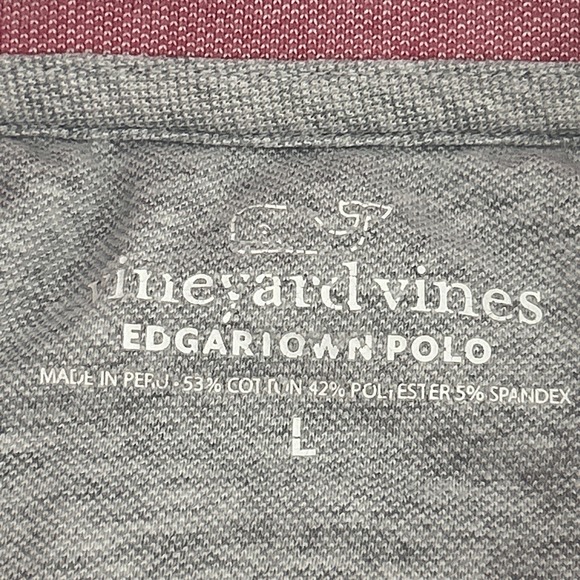 Catholic University Cardinals Shirt Men's L Red Vineyard Vines‎ Edgartown Polo - Picture 4 of 9